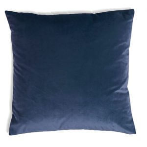 כרית נוי קטיפה בצבע כחול 65