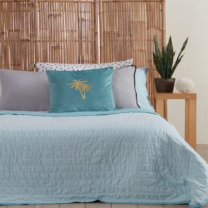 שמיכת קיץ עידן בצבע אקווה