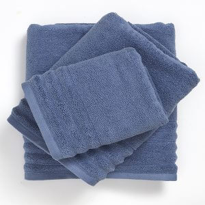 מגבות זירו בצבע כחול גינס