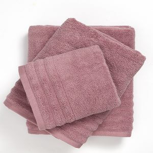 מגבות זירו בצבע ורוד מעושן