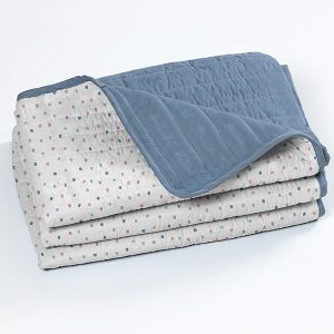 שמיכת  קיץ כותנה כחול