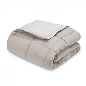 שמיכת  קיץ מזגן  בצבע בז