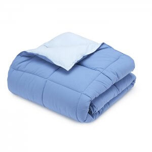 שמיכת מזגן  בצבע כחול